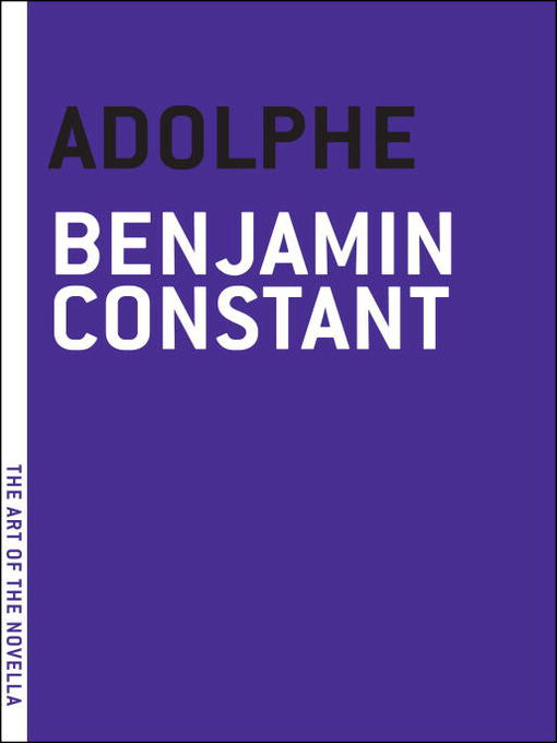 Title details for Adolphe by Benjamin Constant - Available